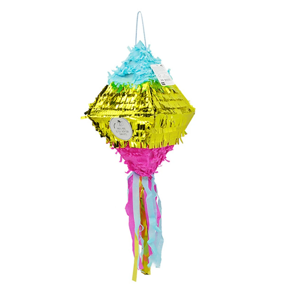 

Mini Hot Diamond Pinata Children Birthday Party Toys Aluminum Foil Pinata Props Supplies Kids Birthday Festive Party Decoration