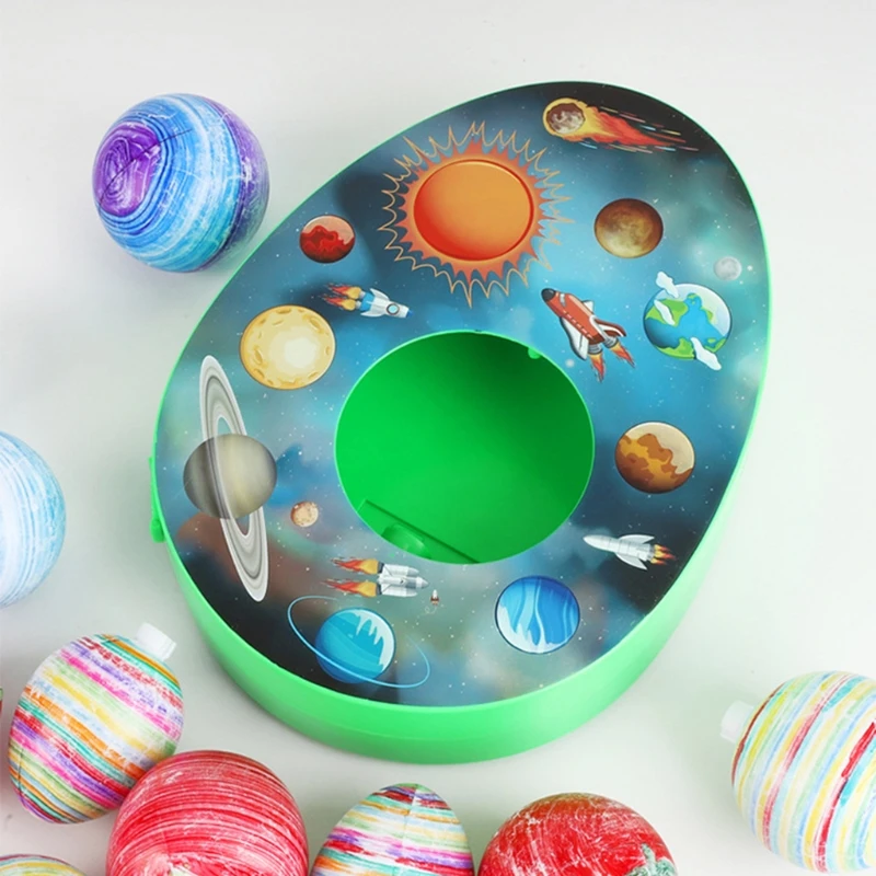 

Easter Egg Painting Kit Tool with Music Lights Drawing Toy Cartoon Decoration Ornaments for Children Christmas Gift GXMB