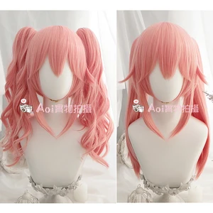 Японская судьбаЭкстра тамамо нет Маэ Косплей парики Длинные розовые термостойкие синтетические волосы Perucas Косплей парик + парик cao
