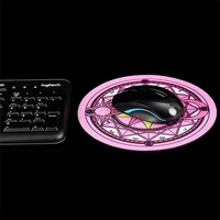 anime cardcaptor sakura mouse mat cosplay props girl cartoon cute pink magic circle mouse pad placemat fancy gift