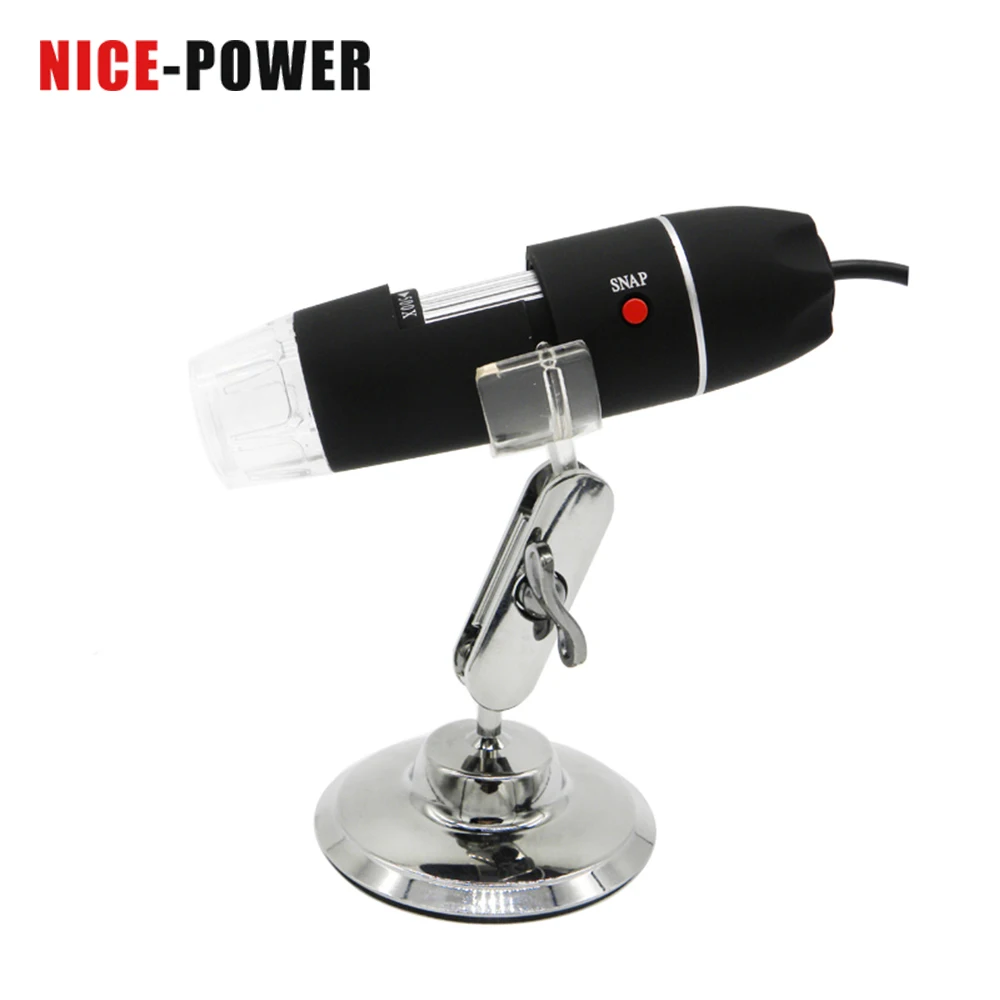 СВЕТОДИОДНЫЙ цифровой электронный микроскоп Nice power увеличительное стекло