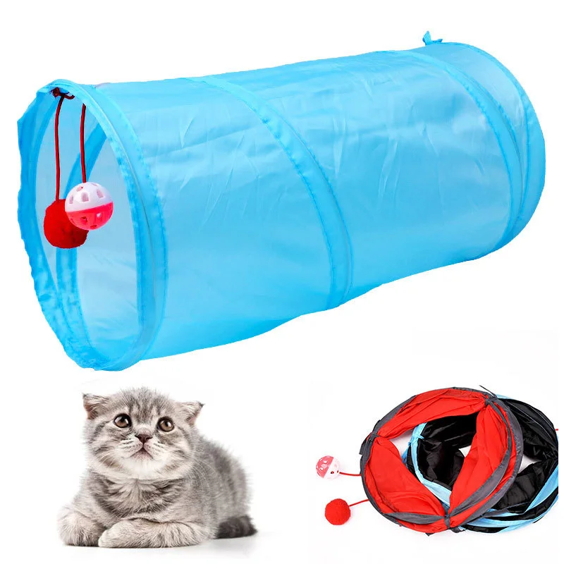 Туннель для кошек и щенков складной игр в помещении на улице | Дом сад