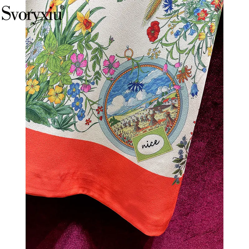 

Svoryxiu Designer Fashion Summer luxury Party Short Dress Women's Lace Cascading Ruffle Beaded Print Vintage Tank Dresses