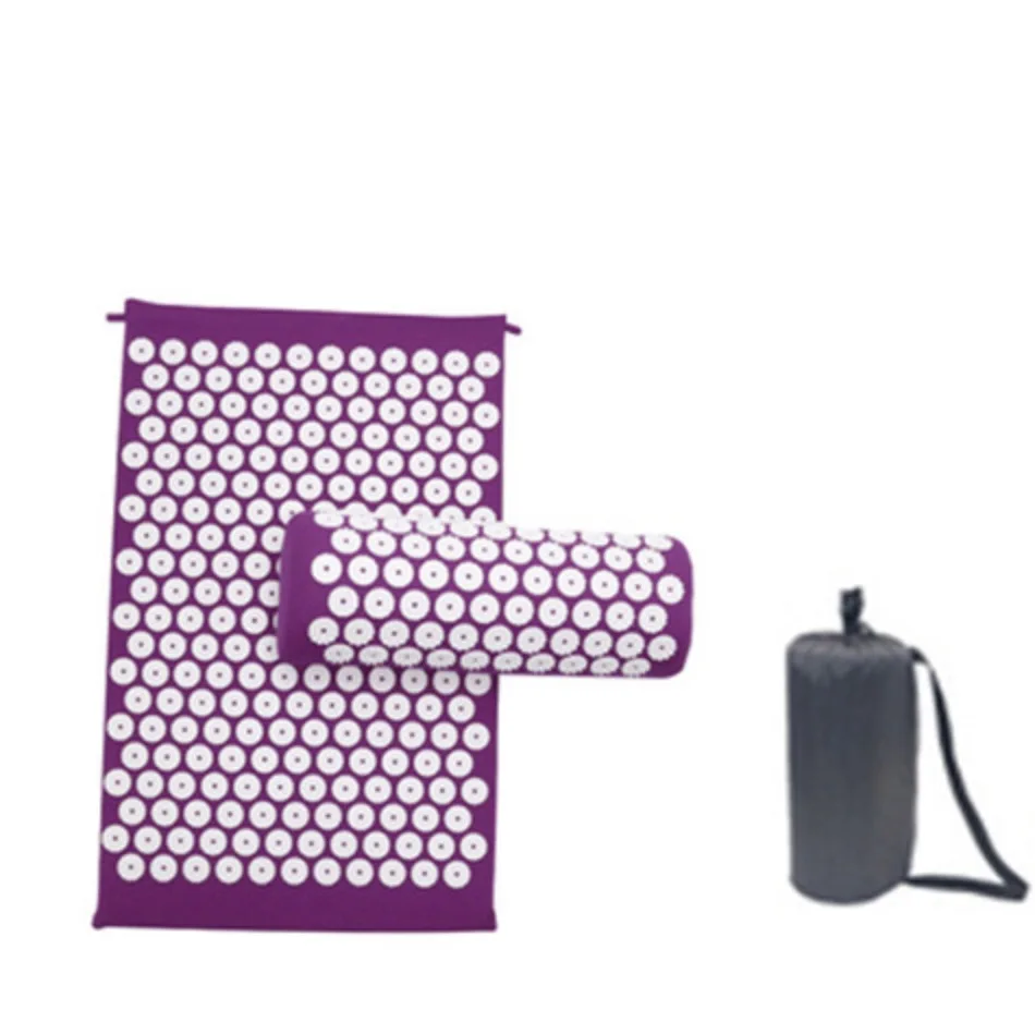 Коврик аккупунктурный массажный коврик подушка для йоги облегчает боли в спине и