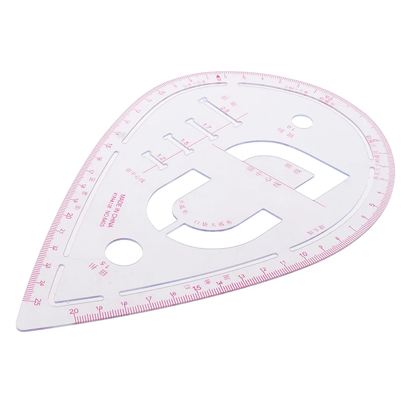 Hot Sale 1pc Transparent Quilting Patchwork Ruler Cutting Tool Tailor Craft DIY Sewing Measuring Stationary | Канцтовары для офиса