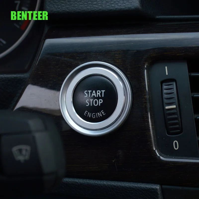 

Aluminum Car start switch decoration sticker for BMW E90 E60