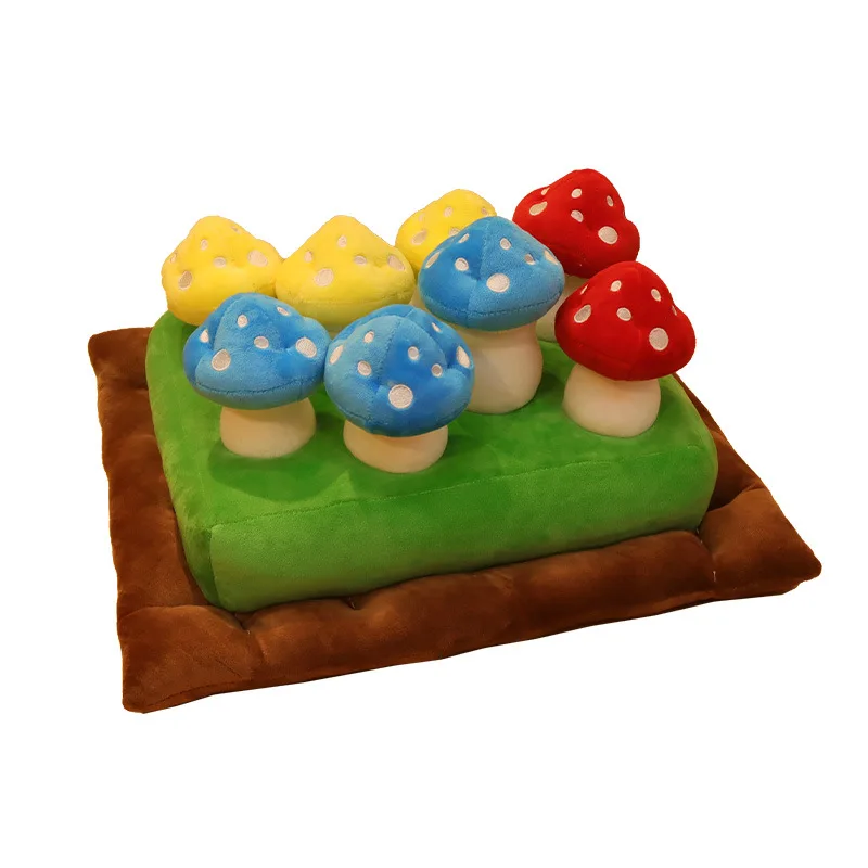 Интерактивная игрушка для собак уютная плюшевая овощная нюхательный коврик