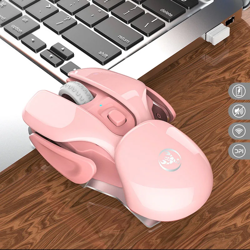 

Wireless Silent Mouse USB Mouse Charging Mouse 1600DPI Receiver Computer Mouse 2.4GHz Ergonomic Mice For Laptop PC Silent Mouse