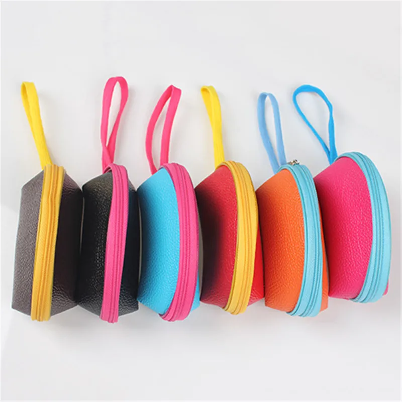 Кошелек из искусственной кожи карамельного цвета Женский мини кошелек для