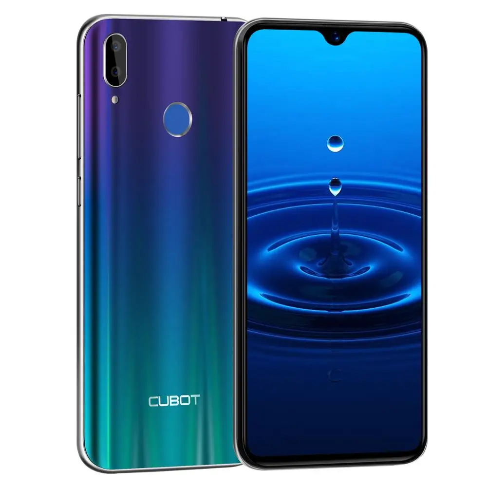 Cubot R15 Android 9 0 19:9 2 Гб 16 MT6580P четырехъядерный смартфон со сканером отпечатков