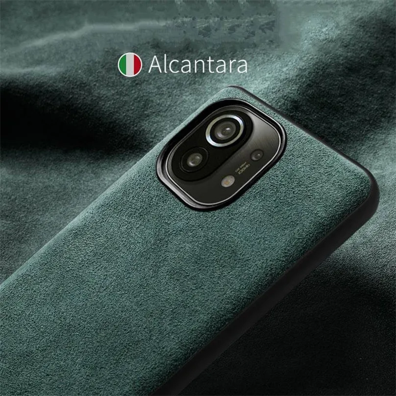 

Чехол из алькантары для Xiaomi Mi 11 Ultra Mi12 Pro 5G, чехол для телефона из натуральной кожи для Xiaomi Mi 10 Pro Mi9 8 SE Redmi K40 Note10 Pro