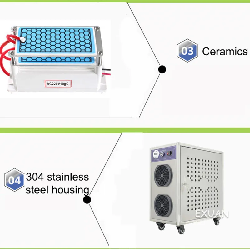 

40g ozone disinfection machine food factory sterilization deodorization workshop ozone generator QS certification gale