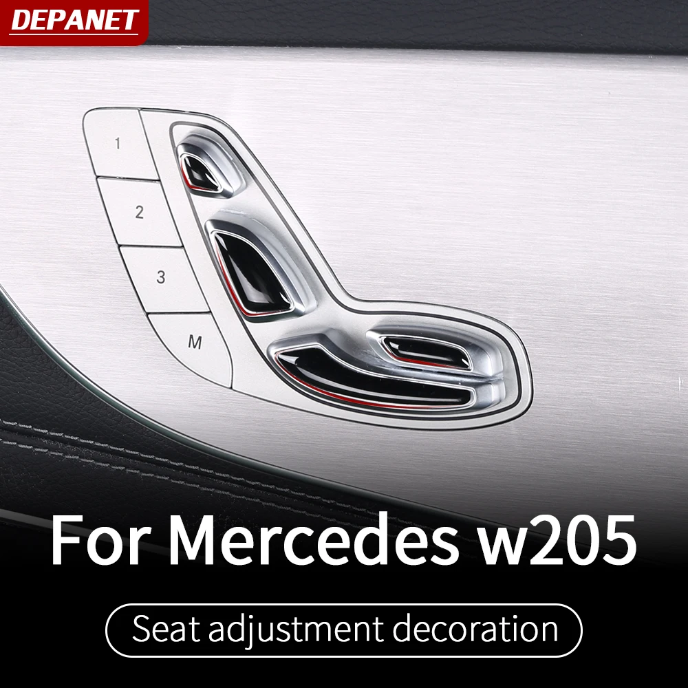 

Отделка кнопки сиденья для Mercedes w205 amg coupe/внутренняя отделка c63 mercedes c class аксессуары w205 Mercedes amg coupe