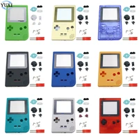 yuxi for gbp housing shell with screen lens replacement for gameboy pocket console hard case cover with buttons