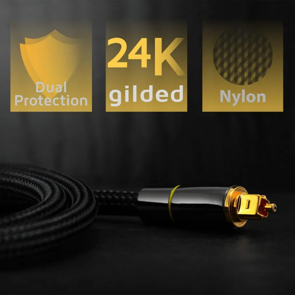 0.5m 1m 1.5m 2m 3m 5m HIFI 5.1 Digital Sound SPDIF Optical Cable Toslink audio Fiber Audio |