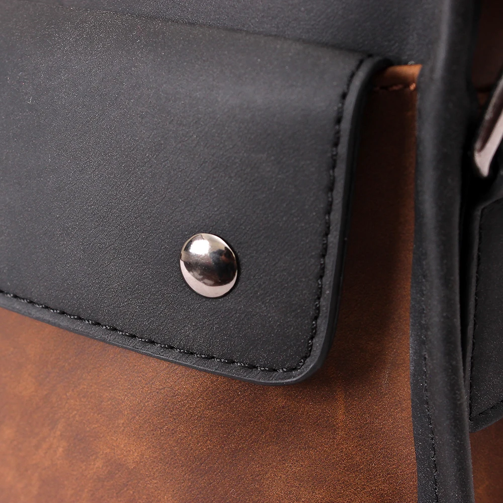 Модные стильные мужские сумки мессенджеры винтажная сумка из искусственной кожи