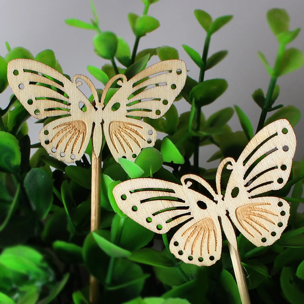 10pcs Wooden Aromatherapy Accessories Handmade Flameless Bedroom Home Fragrance Reed Diffuser Sticks Replacement Butterfly Shape | Дом и сад