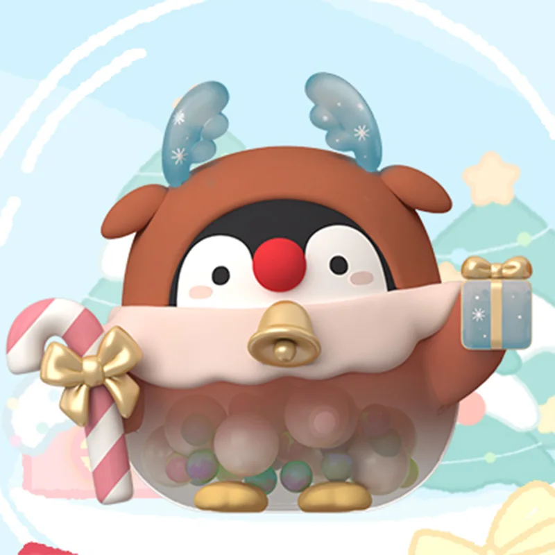 

Pop Marter Blind Box Toys Christmas Penguin Figure Action Animal Doll Models Guess Bag Mystery Bag Cute Kid's Birthday Gifts