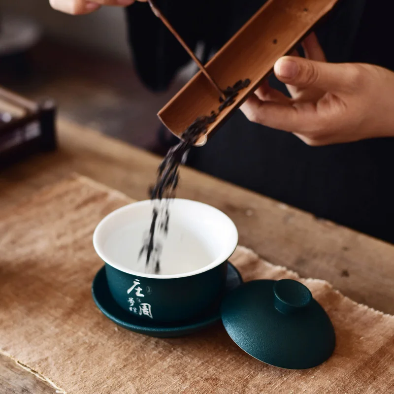 Фирменная Новинка Gaiwan Китайский кунг-фу фарфоровые чайные чашки чайная посуда