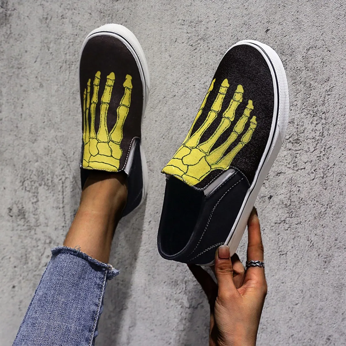 

2020 Новый подо Лоферы повседневная обувь, женская обувь без шнуровки без застежки, Спортивная, удобные туфли без шнурков Женские туфли-лодоч...