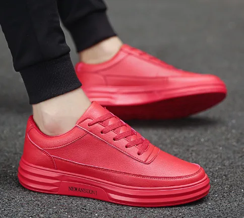 

6873-2019 Korean version pair student board men and women warm shoes support