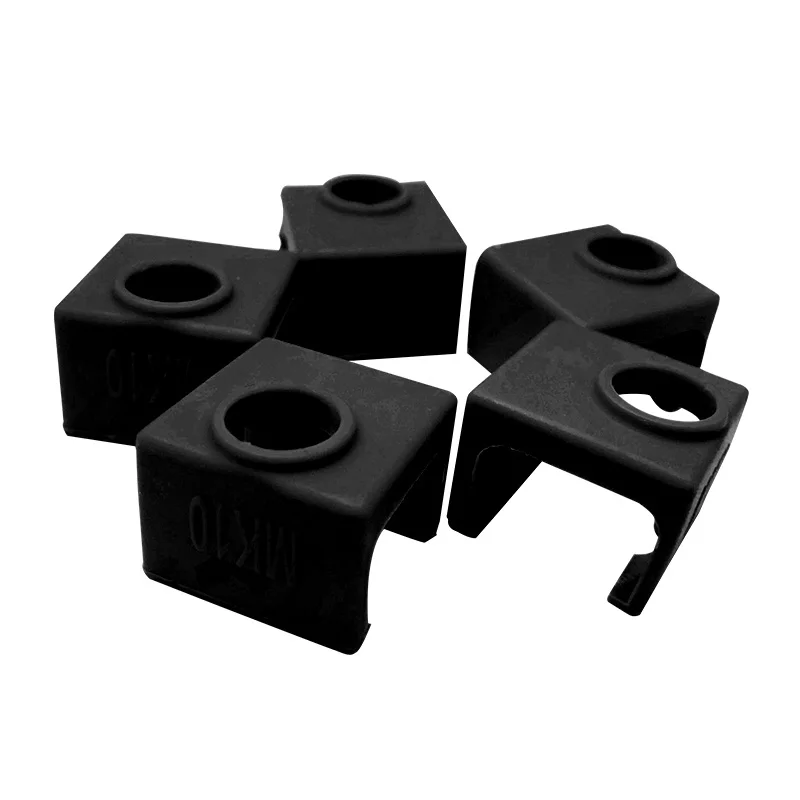 1/3 шт. MK10 силиконовые носки Нагреватель Крышка блока для Wanhao i3 QIDI TECH Flashforge OUJ99 |