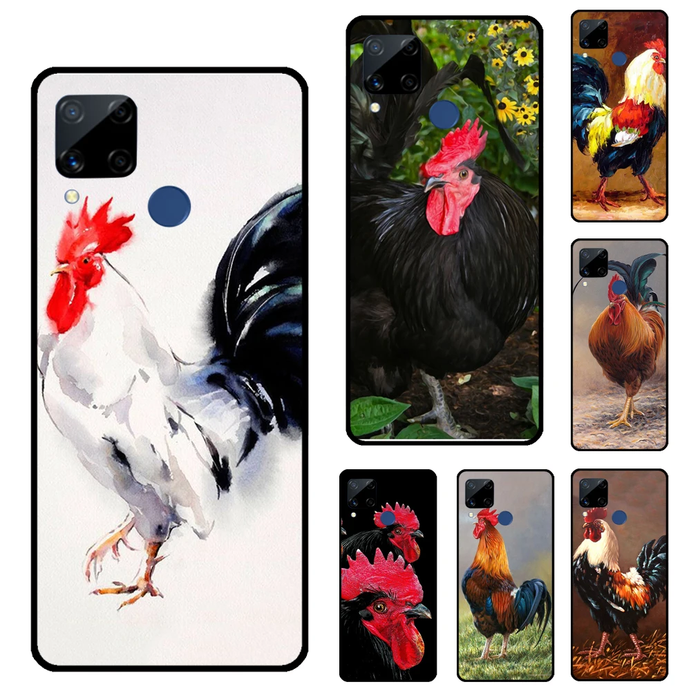 Курица Big Rooster высококачественный защитный чехол для OPPO Realme 6 7 8 Pro Q3 C11 C3 GT Neo 7i OnePlus X
