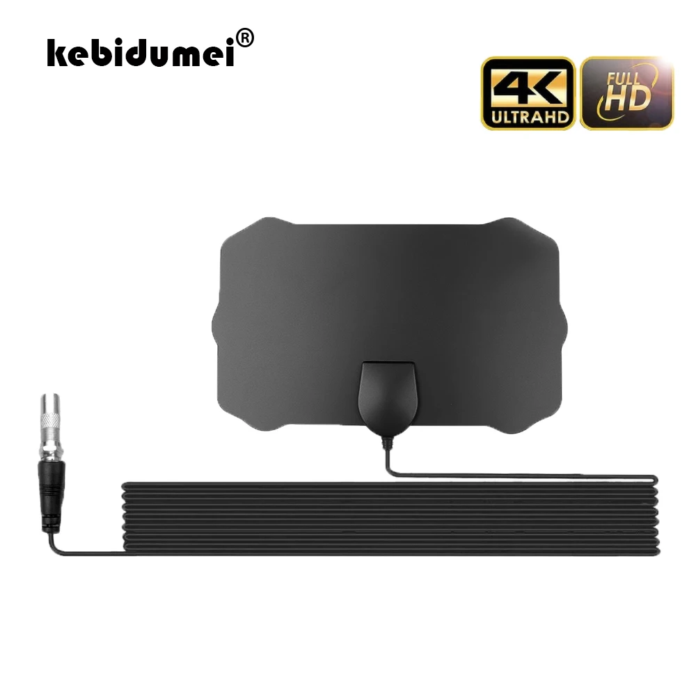 Kebidumei ТВ палка 200 Миля Диапазон Цифровой HD 4K антенна цифровая внутренняя tv 1080P
