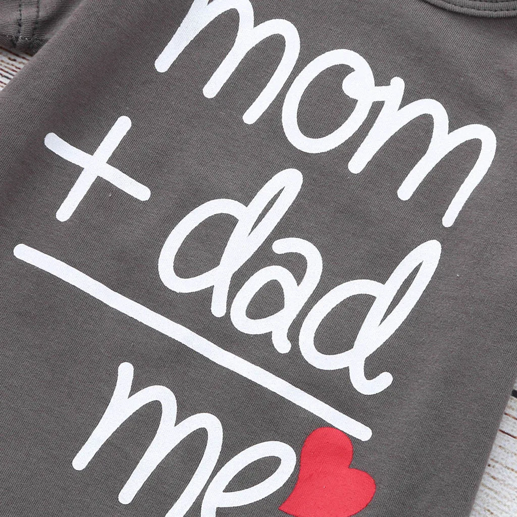 Топы с буквенным принтом боди комбинезон одежда для малышей новорожденных