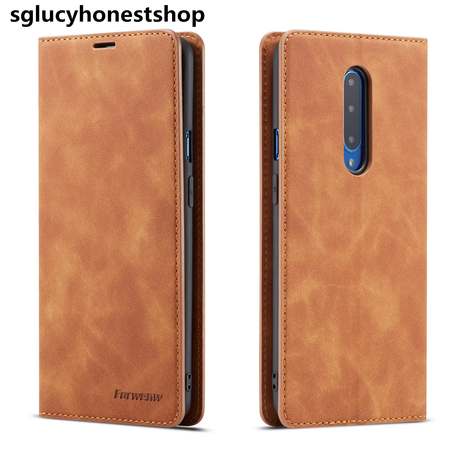 Роскошный кожаный чехол книжка с магнитной застежкой для One Plus 1 + 7 Pro|Бамперы| |