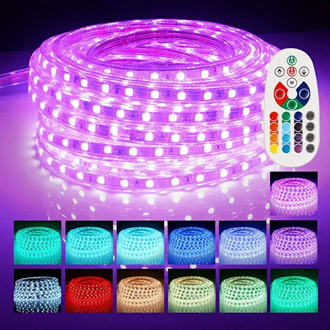 AC220V/240 V ИК 24 контроллеры кнопки RGB 5050 Светодиодные ленты света светодиодный свет 16
