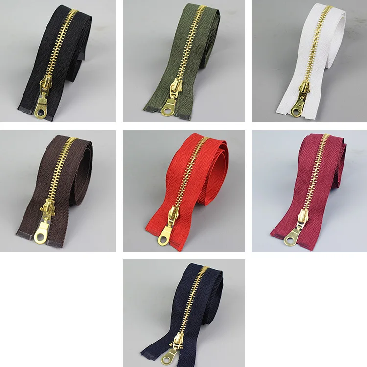 Металлическая молния Meetee 5 #70 см 80 2 шт. с открытым концом сделай сам аксессуары для