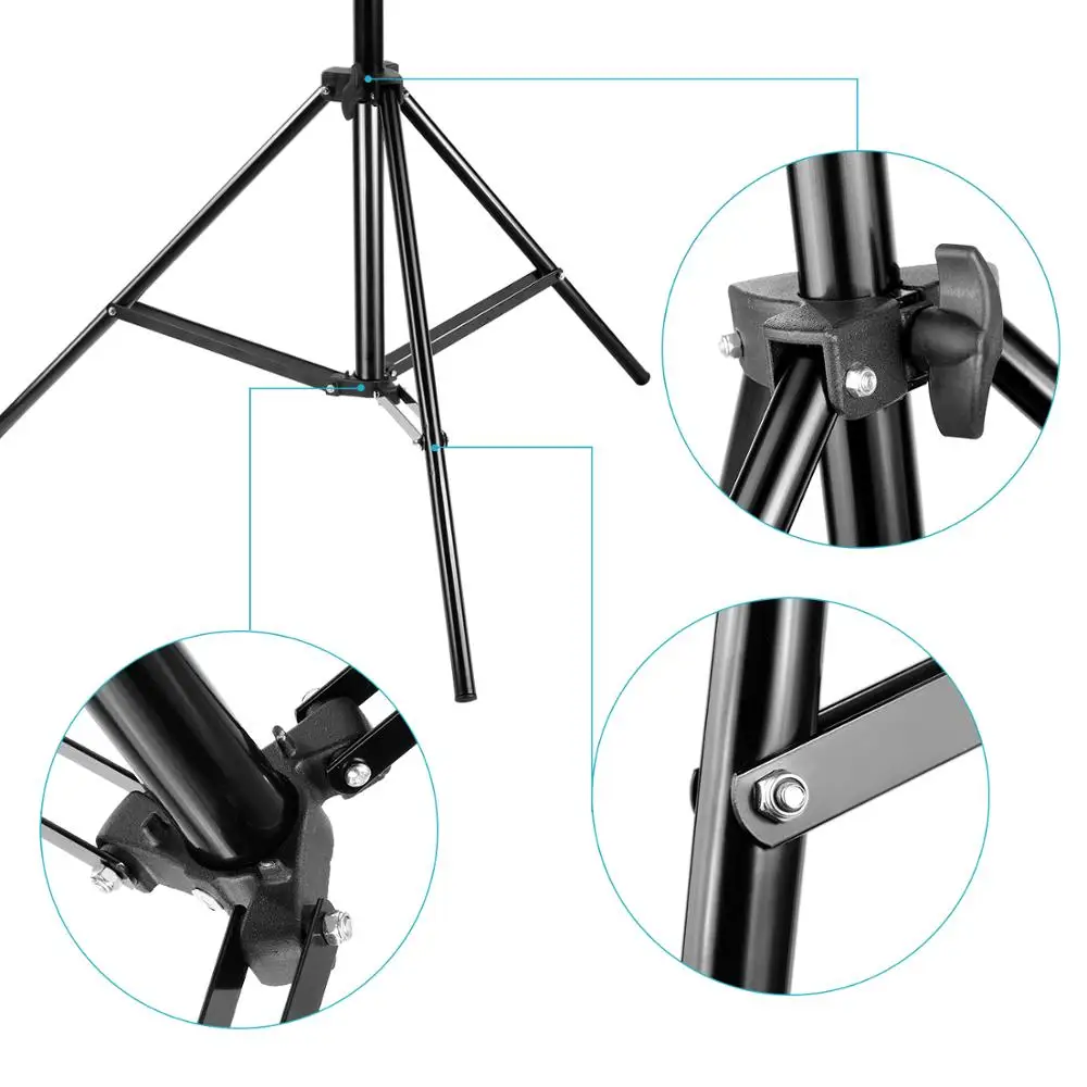 Neewer Pro 6 Feet/190 см фотографии светильник стойки с переносной чехол для