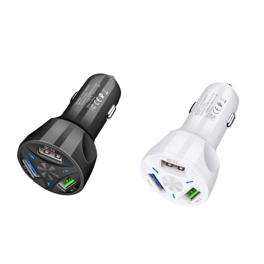 Разветвитель автомобильное зарядное устройство 3USB прикуриватель Автомобильное