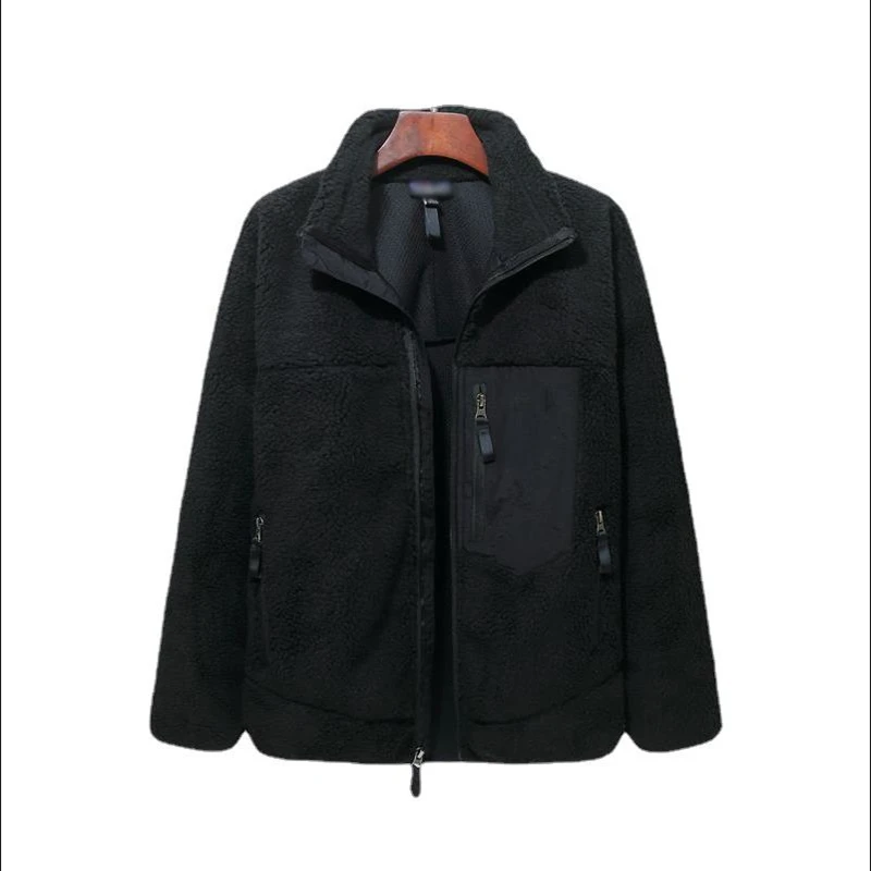 Осенне-зимняя флисовая куртка для мужчин и женщин уличное теплое пальто из