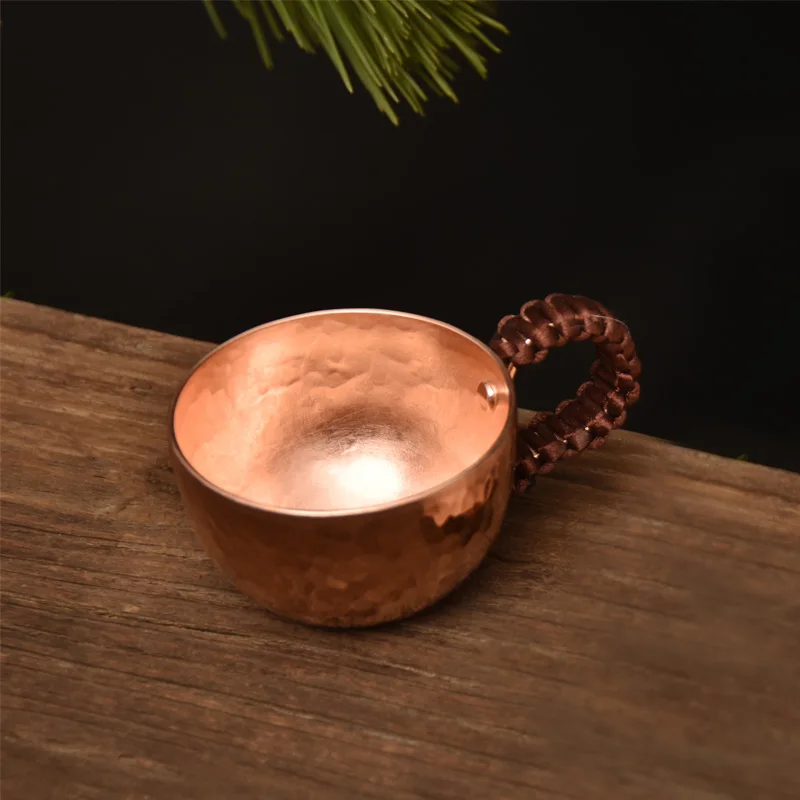 Чаша из чистой меди креативная Турецкая чайная чашка ручной работы многоразовая