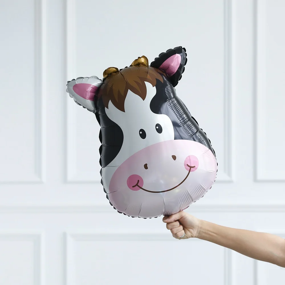 120 шт воздушные шарики в виде животных комплект гирлянды Лев корова Зебра кактус