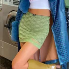 ЗЕЛЕНЫЕ КРУЖЕВНЫЕ мини-юбки y2k, короткие юбки, Милая юбка с бантом и оборками, Женские винтажные модные юбки, 2021, модные юбки в Корейском стиле 90-х