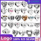 Сердечными амулетами коллекция 925 пробы серебряный шарм итайский завод по изготовлению оригинальный оптовая продажа Подвески для изготовления ювелирных изделий