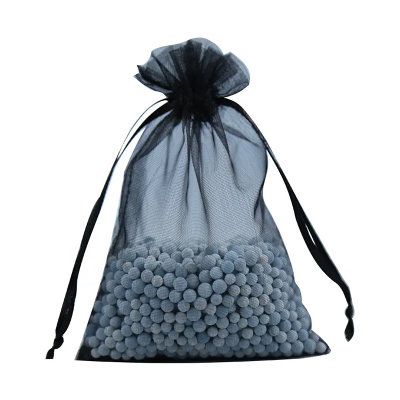50Pcs/Lot Large Size 35x50cm Organza Bags Jewelry Clothes Drawstring Packaging Bag Pouches Wedding Decoration Party Toy Gift Bag