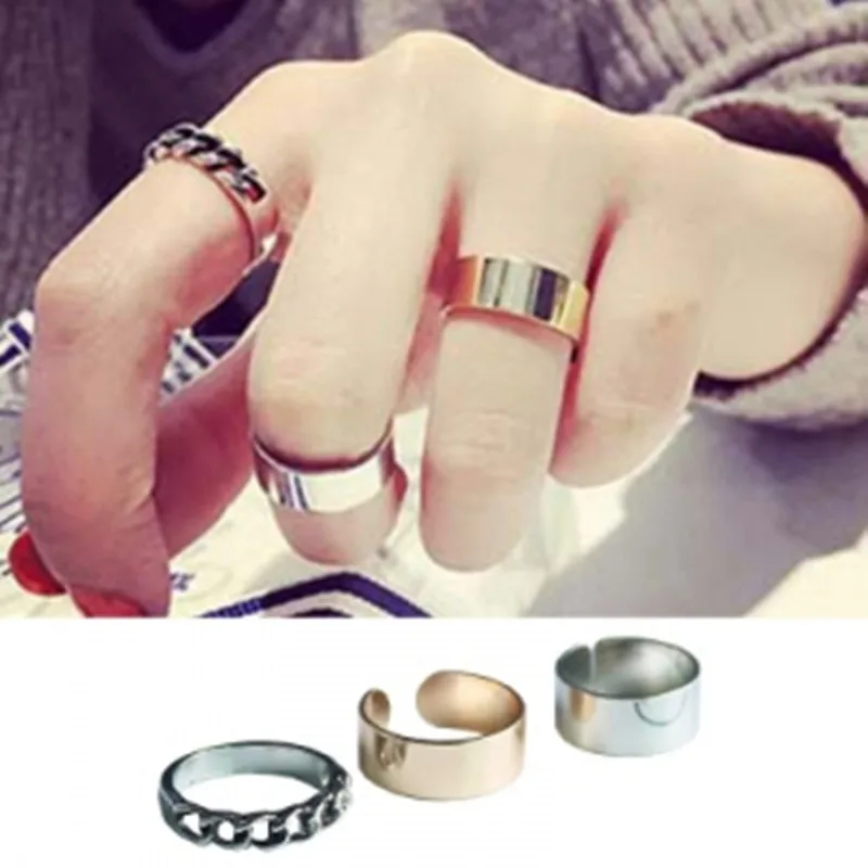 

Корейское модное Универсальное кольцо из 3 частей, витое кольцо, кольцо для женщин, кольцо anillos mujer кольцо женское кольца аксессуары