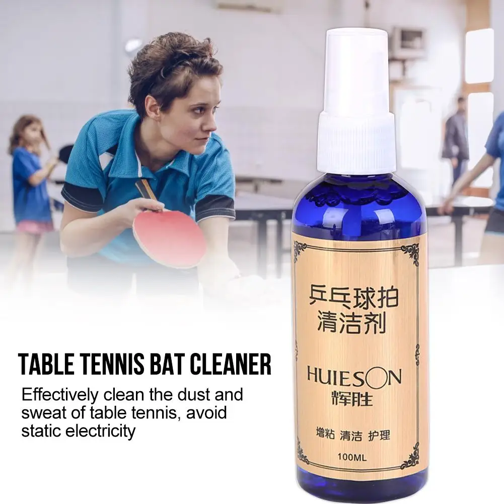 

100ml Cleaning Agent Rubber Cleaner For Table Tennis Ping Pong Tackifier Rubber Racket Bats Professional Provent Aging