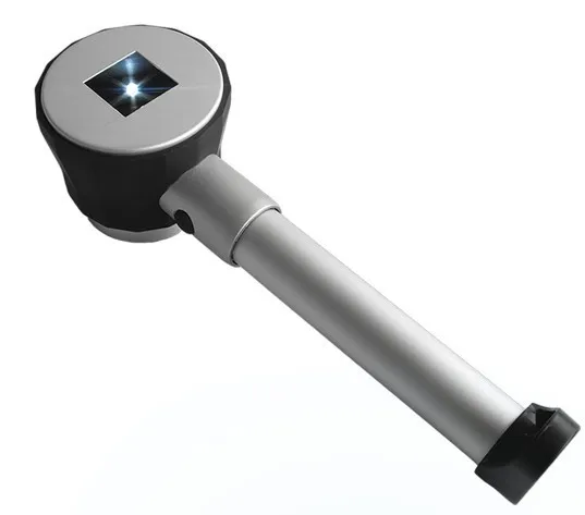 Портативное металлическое увеличительное стекло с металлической ручкой