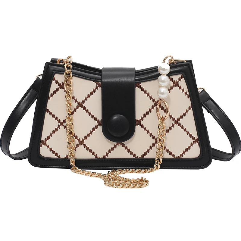 

Ringer chain messenger bag women's handbag new 2021 explosion fashion high-end feeling slant bag women's one-shoulder bag