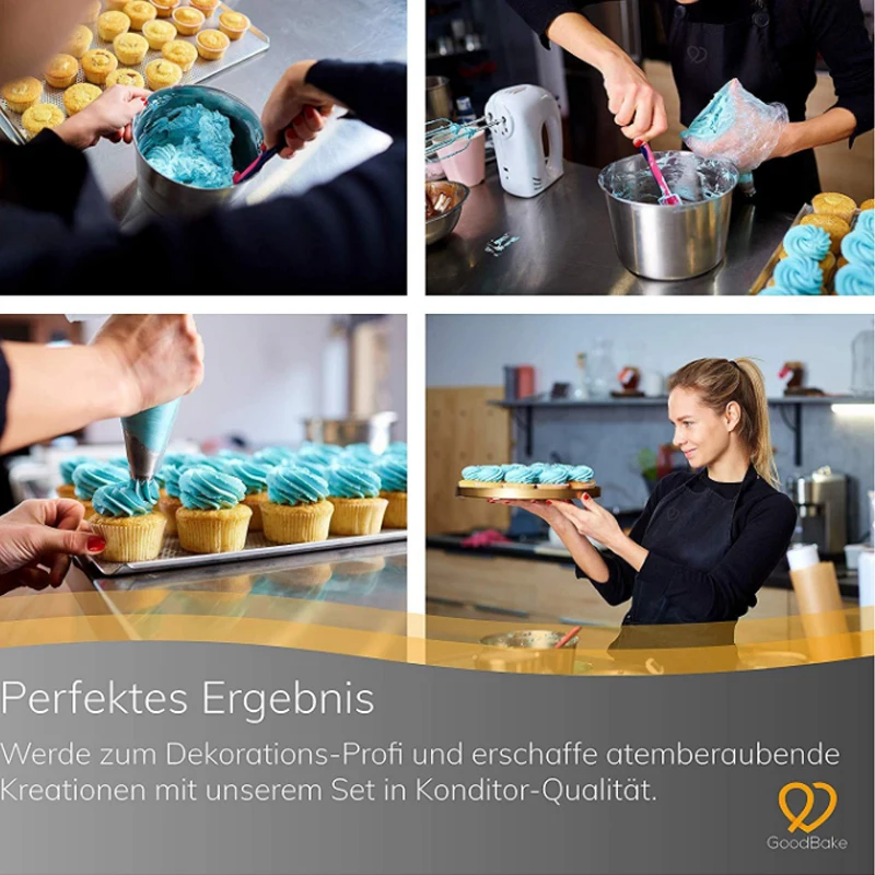 

64PCS cake decoration set decoration environmental protection creative baking tool frosting bag nozzle kitchen stainless steel