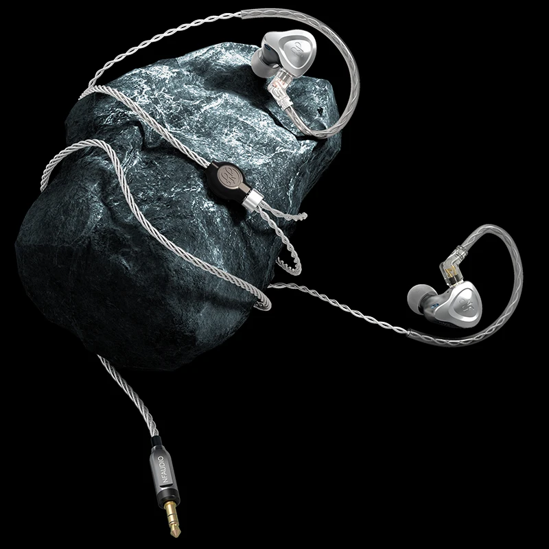 Наушники вкладыши NF Audio NM2 + двухполосный динамический монитор в алюминиевом