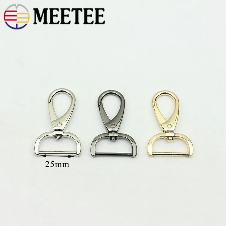 10/30pcs16/20/25/32 мм металлический LuggageSwivel триггер Зажимы Пряжка оснастка застежками