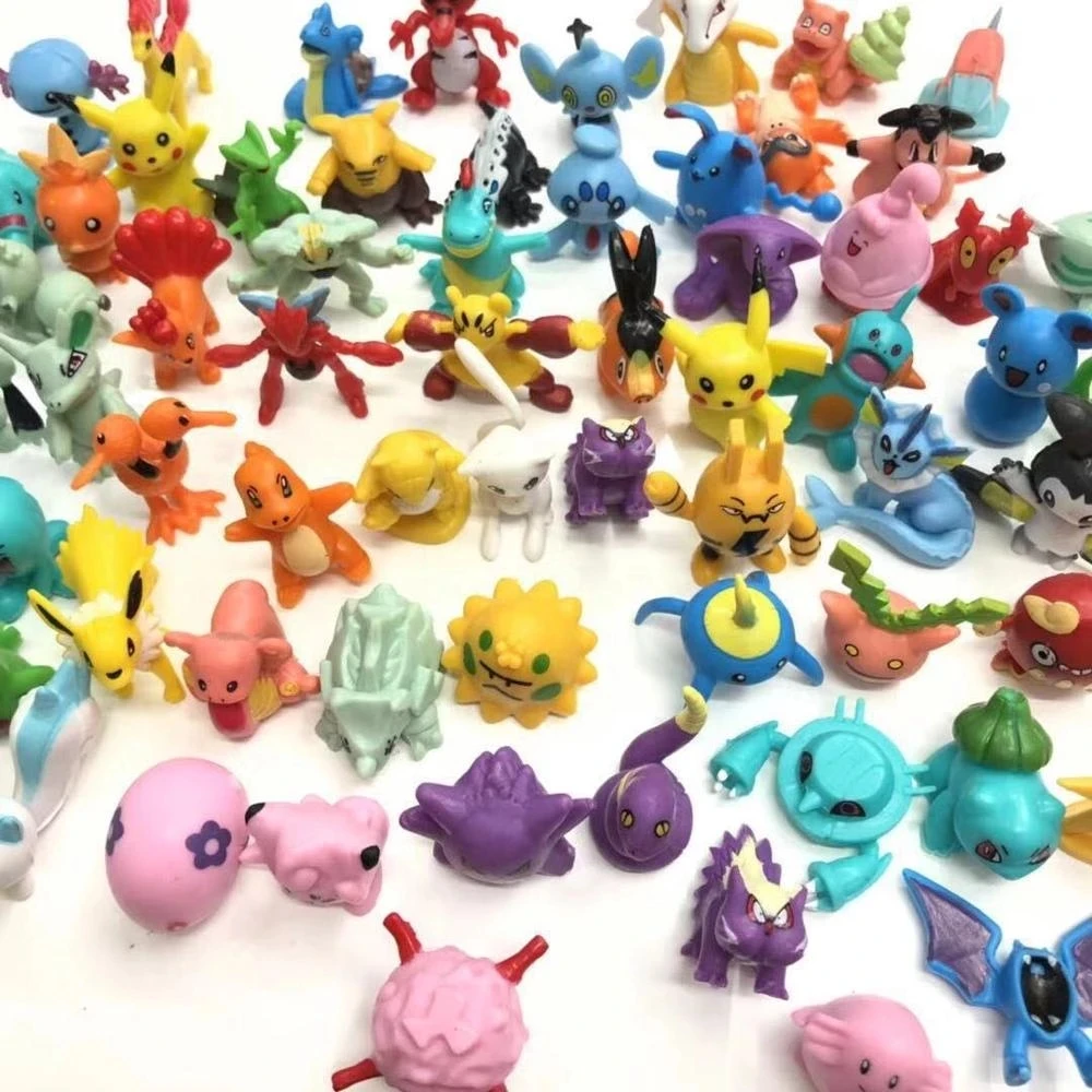 

144Pcs Different Styles 2-3cm Hot Anime Pokemon Action Figure Kids Birthday Gifts Model Toys