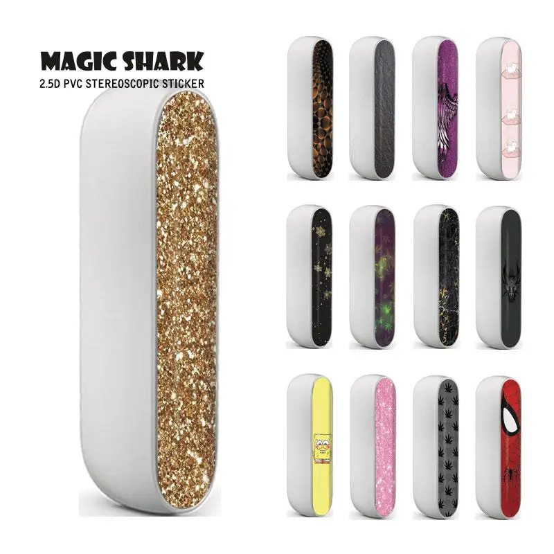 Золотые розовые кленовые блестящие листья губка Боб кошка чехол наклейка пленка