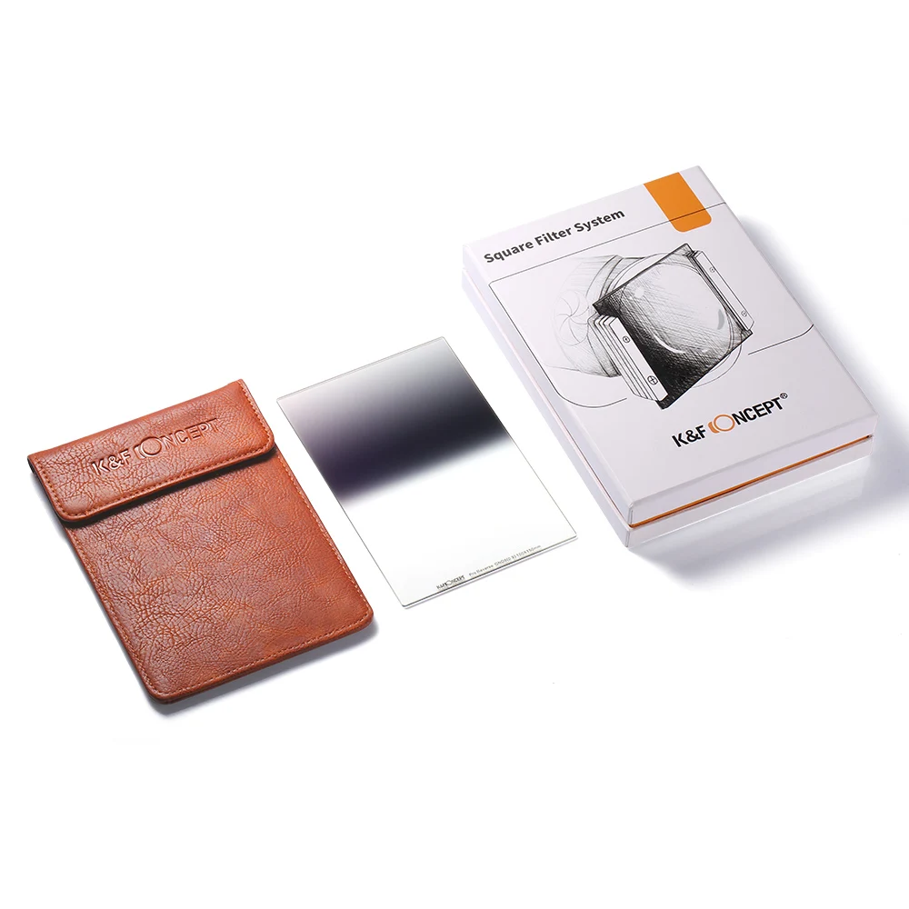 

K&F CONCEPT 100*150*2.0mm Pro Square Filter 100mm Graduated Neutral Density Filter HD Optical Glass Waterproof Scratch Resistant